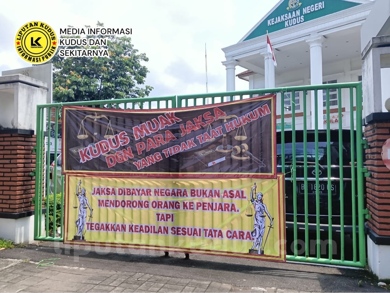 Aksi Demonstrasi Koalisi Rakyat Kudus Untuk Indonesia Bersih