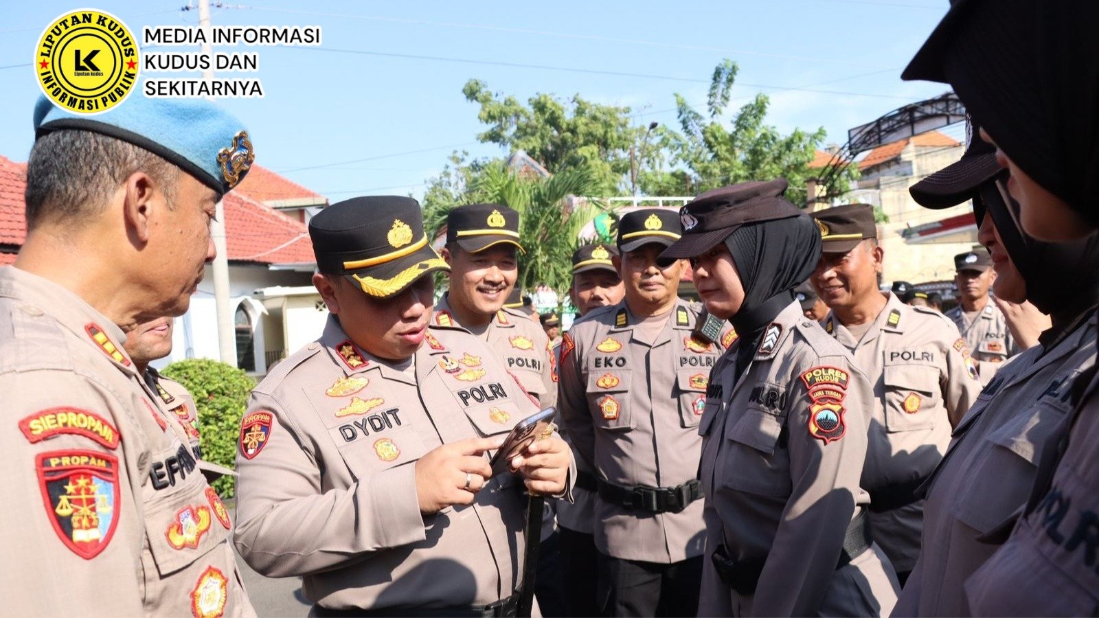 Cegah Judi Online di Anggota Kepolisian, Polres Kudus Gelar Pemeriksaan Ponsel Perwira dan Bintara